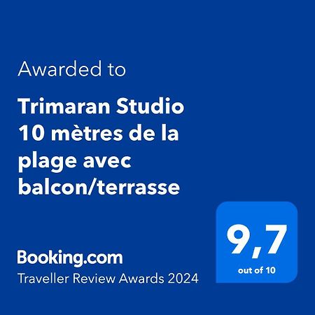 Trimaran Studio 10 Metres De La Plage Avec Balcon/Terrasse Mers-les-Bains Exterior foto